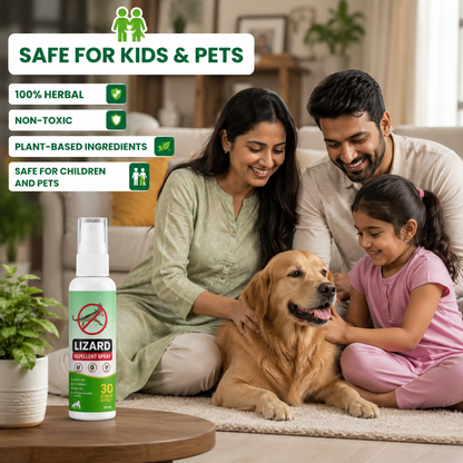 Lizard Repellent Spray Pack of 3 (Buy 1 Get 2 Free)