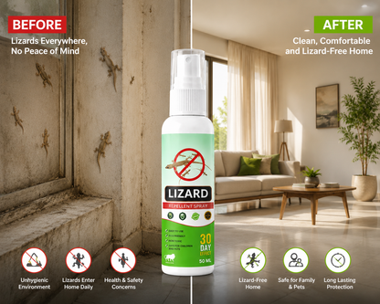 Lizard Repellent Spray Pack of 3 (Buy 1 Get 2 Free)