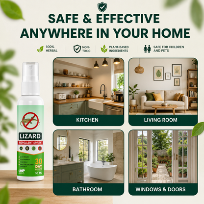Lizard Repellent Spray Pack of 3 (Buy 1 Get 2 Free)