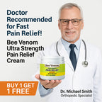 Bee Venom Ultra Strength Pain Relief Cream 100gram (Pack of 2)