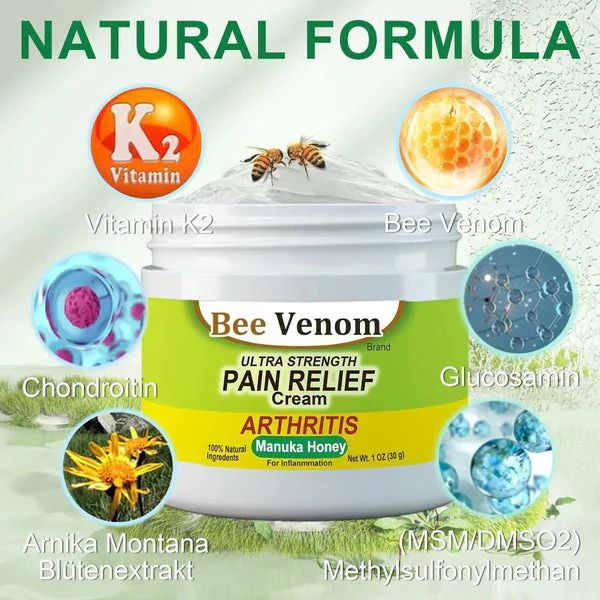 Joint & Muscle Relief | Bee Venom Pain Relief Cream 🔥 Buy 1 get 1 FREE